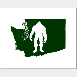 Washington Bigfoot Posters and Art